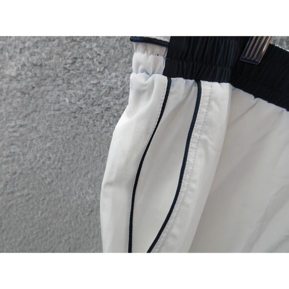 NWT Sergio Tacchini TCP Shorts Mens Size 4XL Mesh Lined WHITE NAVY BLUE Shorts - Picture 5 of 13